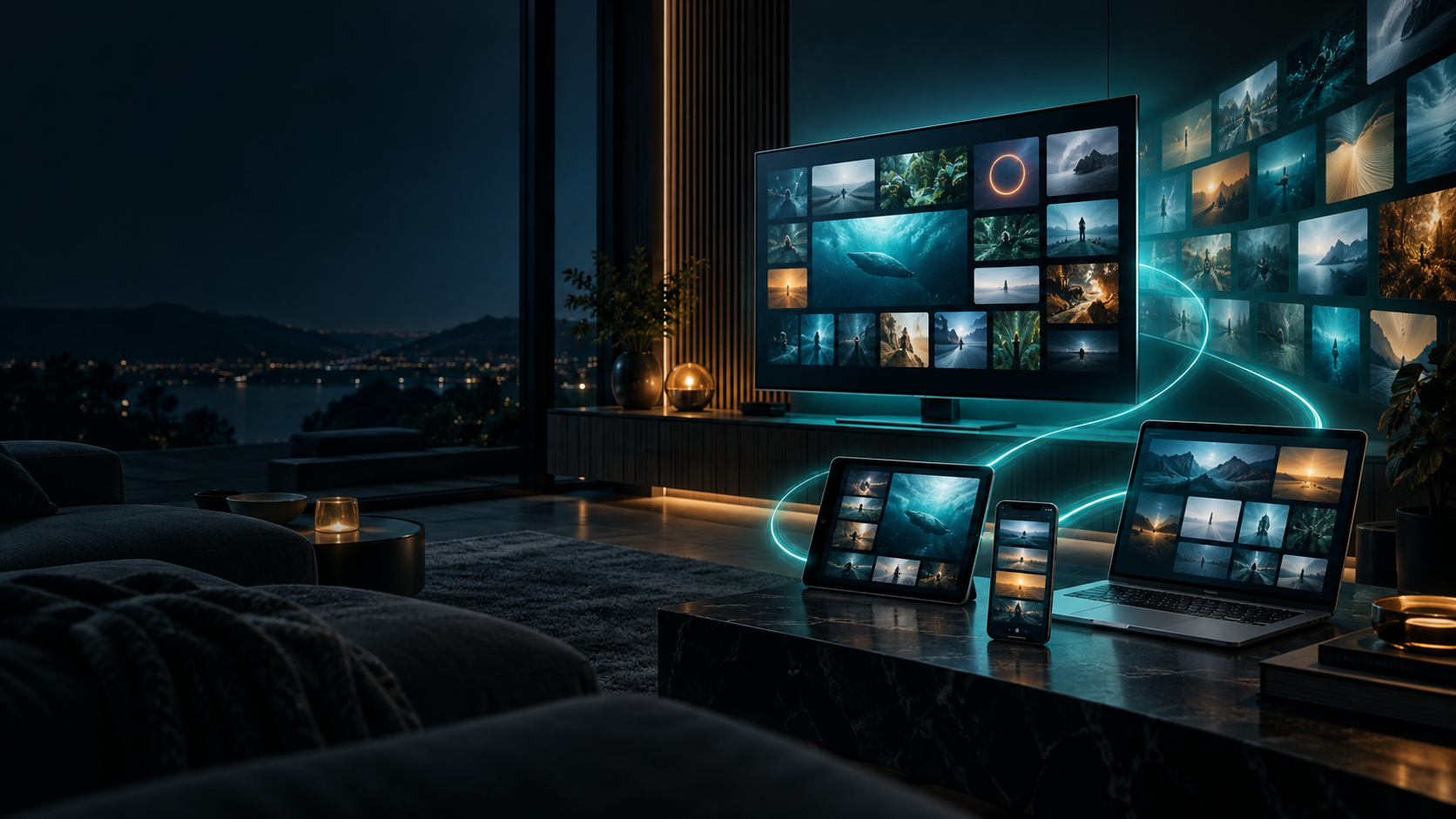 Oliyum connecting a personal media library across television, tablet, phone and laptop